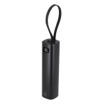 Batterie externe aluminium recyclé avec câble type C intégré 5000mAh