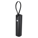 Batterie externe aluminium recyclé avec câble type C intégré 5000mAh