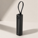 Batterie externe aluminium recyclé avec câble type C intégré 5000mAh