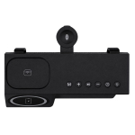 Station de charge sans fil haut-parleur et horloge numérique 1200mAh