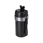 Gobelet isotherme en acier inoxydable recyclé poignée et paille 490 ml