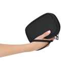 Étui organiseur de voyage en PU fermeture éclair et protection RFID