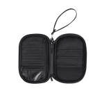 Étui organiseur de voyage en PU fermeture éclair et protection RFID