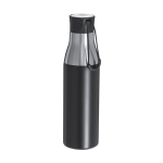 Bouteille isotherme acier inoxydable recyclé poignée pratique 500 ml couleur noir première vue
