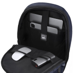 Sac à dos extensible en polyester et PU pour ordinateur portable 15''