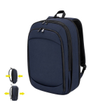 Sac à dos extensible en polyester et PU pour ordinateur portable 15''
