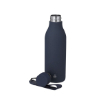 Gourde isotherme en acier inoxydable recyclé et caoutchouté 480 ml