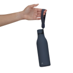 Gourde isotherme en acier inoxydable recyclé et caoutchouté 480 ml