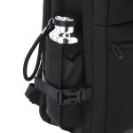 Sac à dos de voyage PU avec ouverture à 180° et multiples poches 18L
