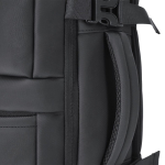 Sac à dos de voyage PU avec ouverture à 180° et multiples poches 18L