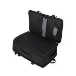Sac à dos de voyage PU avec ouverture à 180° et multiples poches 18L