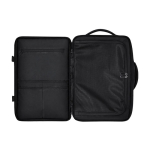 Sac à dos de voyage PU avec ouverture à 180° et multiples poches 18L