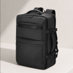Sac à dos de voyage PU avec ouverture à 180° et multiples poches 18L
