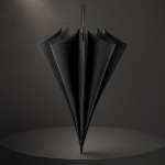 Parapluie automatique coupe-vent en polyester pongé avec housse Ø130