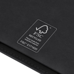Carnet A5 en cuir synthétique avec stylo à encre bleue pages vierges