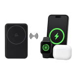 Batterie externe magnétique 3 en 1 support arrière réglable 10000mAh