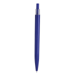 Stylo-bille rétractable en plastique clip transparent et encre bleue