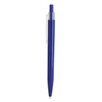 Stylo-bille rétractable en plastique clip transparent et encre bleue