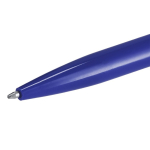 Stylo-bille rétractable en plastique clip transparent et encre bleue