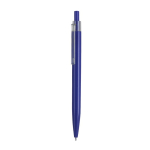 Stylo-bille rétractable en plastique clip transparent et encre bleue