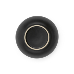 Bol en céramique mate au design épuré 650ml couleur noir troisième vue