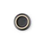 Tasse à café espresso en céramique finition mate 80ml couleur noir troisième vue