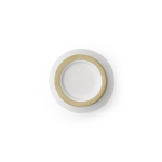 Tasse à café espresso en céramique finition mate 80ml couleur blanc troisième vue