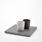 Tasse à café espresso en céramique finition mate 80ml vue d'ambiance
