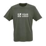 T-shirt unisexe en coton biologique avec col côtelé 140 g/m2 vue principale