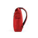 Sac à dos à fermeture enroulable en plastique recyclé pour ordinateur 15,6'' couleur rouge quatrième vue