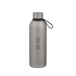 Bouteille isotherme en acier inoxydable recyclé avec poignée en silicone 490ml vue principale