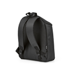 Sac à dos isotherme en polyester recyclé avec double fermeture éclair 12L couleur noir deuxième vue