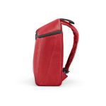 Sac à dos isotherme en polyester recyclé avec double fermeture éclair 12L couleur rouge quatrième vue