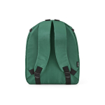 Sac à dos isotherme en polyester recyclé avec double fermeture éclair 12L couleur vert vue arrière
