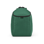 Sac à dos isotherme en polyester recyclé avec double fermeture éclair 12L couleur vert vue frontale