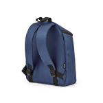 Sac à dos isotherme en polyester recyclé avec double fermeture éclair 12L couleur bleu marine deuxième vue