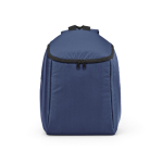 Sac à dos isotherme en polyester recyclé avec double fermeture éclair 12L couleur bleu marine vue frontale