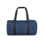 Sac de sport en nylon recyclé avec compartiment à chaussures couleur bleu marine vue arrière