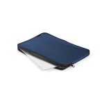 Housse pour ordinateur portable en nylon recyclé résistante et imperméable 15,6'' couleur bleu marine deuxième vue