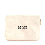 Housse pour ordinateur portable avec rembourrage rigide en toile recyclée 15,6” vue principale