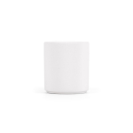 Mug en céramique à surface lisse et finition mate 260ml couleur blanc vue frontale