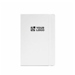 Carnet en similicuir recyclé à couverture souple A5 avec pages lignées vue principale