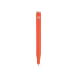 Stylo en plastique recyclé au design ultraléger et à encre bleue couleur orange vue arrière