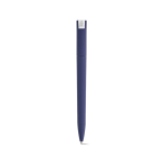 Stylo à corps en plastique recyclé, grand clip et encre bleue couleur bleu marine vue arrière