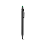 Stylo en aluminium recyclé avec embout tactile et encre bleue couleur vert deuxième vue