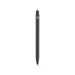 Stylo en aluminium recyclé avec embout tactile et encre bleue couleur argenté vue arrière