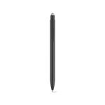 Stylo en aluminium recyclé avec embout tactile et encre bleue couleur argenté vue frontale
