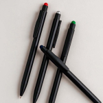 Stylo en aluminium recyclé avec embout tactile et encre bleue