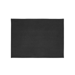 Set de table en toile recyclée 45 x 33 cm et 180 g/m² couleur noir deuxième vue