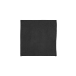 Set de table carré en toile recyclée 30 x 30 cm et 180 g/m2 couleur noir deuxième vue